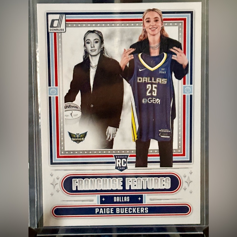 Paige Bueckers Basketball Card Franchise Features Rookie Card #16 Dallas Wings